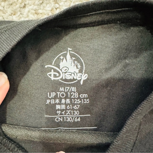 Disney Boys Girls Flip Sequin Mickey Ghost Halloween Shirt Black Size M - Picture 3 of 5
